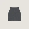 Mini Pencil Skirt in Wool