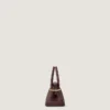 Mini Pinch Bag in Grained Leather