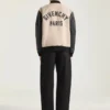 Mix Material Blouson with Givenchy Paris Embroidery