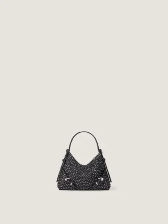 Nano Voyou Bag in Leather with Strass