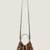 Nano Voyou Bag in Pony Effect Leather with Leopard Pattern