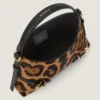 Nano Voyou Bag in Pony Effect Leather with Leopard Pattern