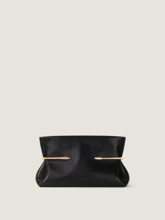 Pinch Soft Clutch in Nappa Leather