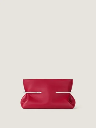 Pinch Soft Clutch in Nappa Leather
