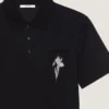Polo in Cotton with Crystal Embroidery
