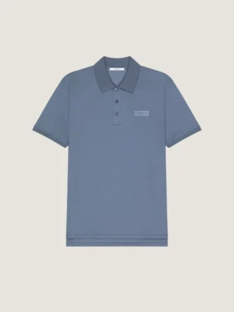 Polo in Cotton with Givenchy Paris Gros Grain