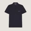 Polo in Cotton with Givenchy Paris Gros Grain