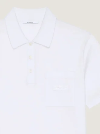 Polo in Cotton with Givenchy Patch