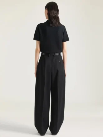 Polo Top in Wool and Cashmere