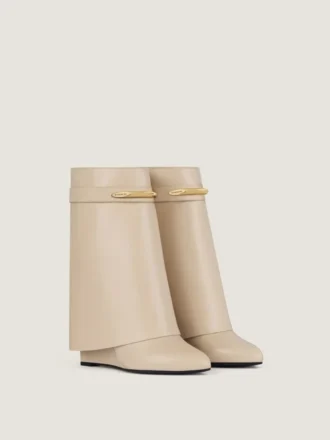 Shark Pinch Ankle Boots in Leather