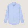 Shirt in Cotton Oxford with Givenchy Paris Embroidery