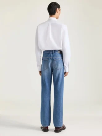 Shirt in Cotton Oxford with Givenchy Paris Jacquard