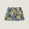Shorts in Viscose with Floral Print