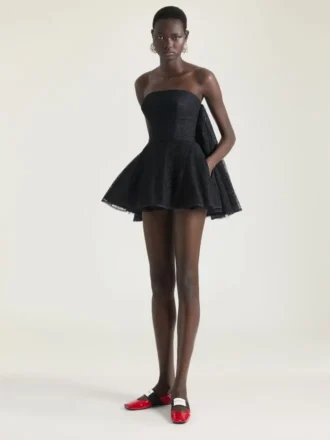 Sliced Square Ballerinas in Patent Leather