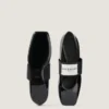 Sliced Square Ballerinas in Patent Leather