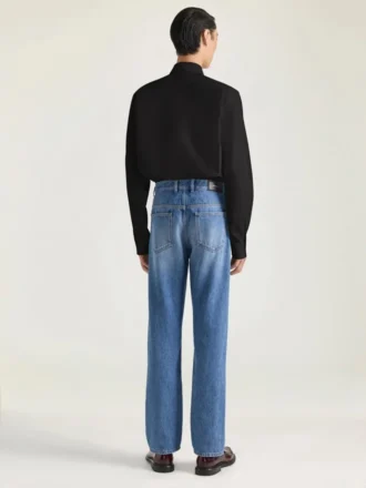 Slim Fit Shirt in Poplin with Givenchy Embroidery