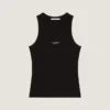 Slim Fit Tank Top in Cotton with Givenchy Paris Print