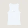Slim Fit Tank Top in Cotton with Givenchy Paris Print
