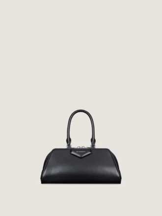 Small Antigona East-West Bag in Box Leather