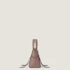 Small the Snatch Bag in Grained Leather
