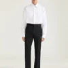 Straight Leg Tailored Trousers in Wool
