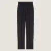 Striped Skinny Pants in Wool