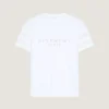 T-Shirt in Cotton Knit with Givenchy Paris Jacquard