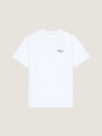 T-Shirt in Cotton with Givenchy Stamp Print