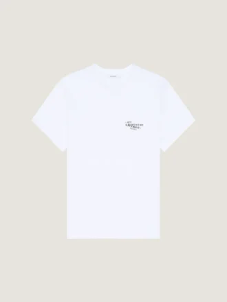 T-Shirt in Cotton with Givenchy Stamp Print