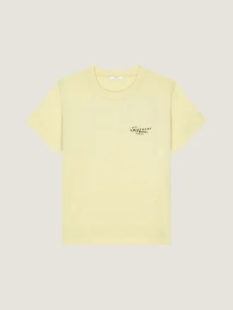 T-Shirt in Cotton with Givenchy Stamp Print
