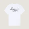 T-Shirt in Cotton with Givenchy Stamp Print