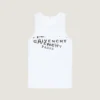Tank Top in Cotton with Givenchy Stamp Print