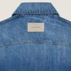 Trapeze Jacket in Medium Blue Denim