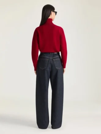 Turtleneck Sweater in Wool and Cashmere