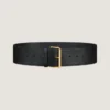 Voyou Large Belt in Shiny Leather