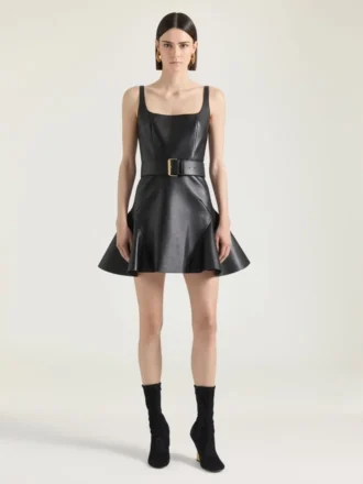 Voyou Large Belt in Shiny Leather