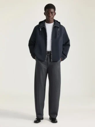 Windbreaker in Polyfaille Embroidered Givenchy Paris