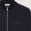 Zipped Sweatshirt in Wool Cashmere with Givenchy Patch